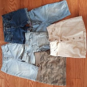 Lot of 6 girls size 8 shorts